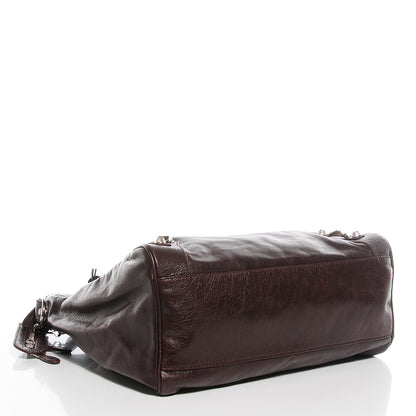Balenciaga Agneau Giant 12 Silver Hardware Velo Cigar Fonce 4 of 14