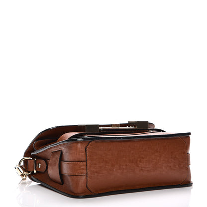 Proenza Schouler Linosa Calfskin Mini PS11 Classic Shoulder Bag Saddle 4 of 7