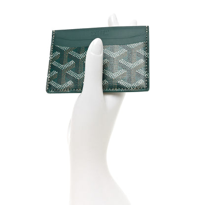 Goyard Goyardine Saint Sulpice Card Holder Green 2 of 7