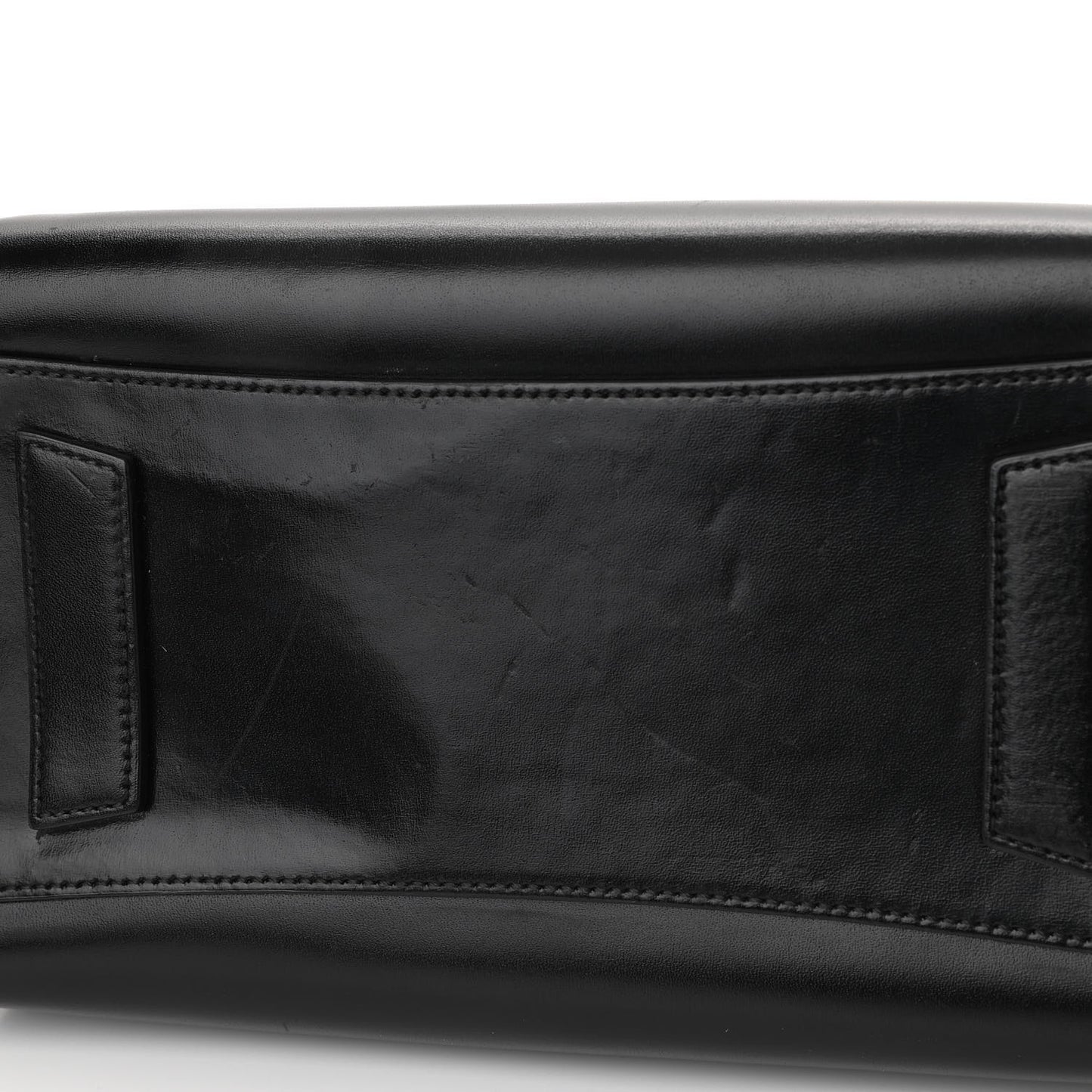 Shiny Lord Calfskin Small Antigona Black