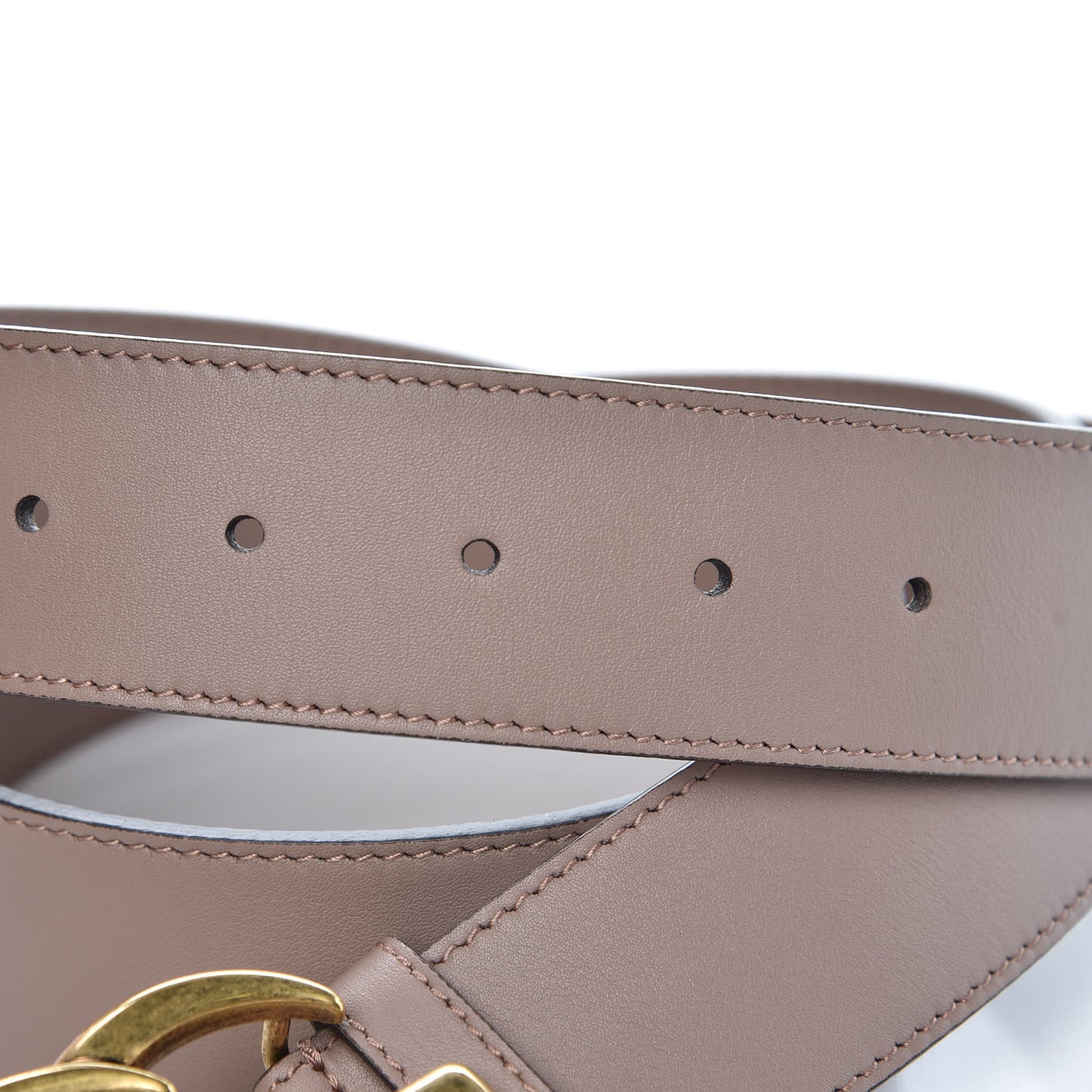Calfskin Double G 40mm Belt 90 36 Porcelain Rose