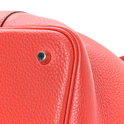 Hermes Taurillon Clemence Picotin Lock 22 MM Rose Jaipur 9 of 11