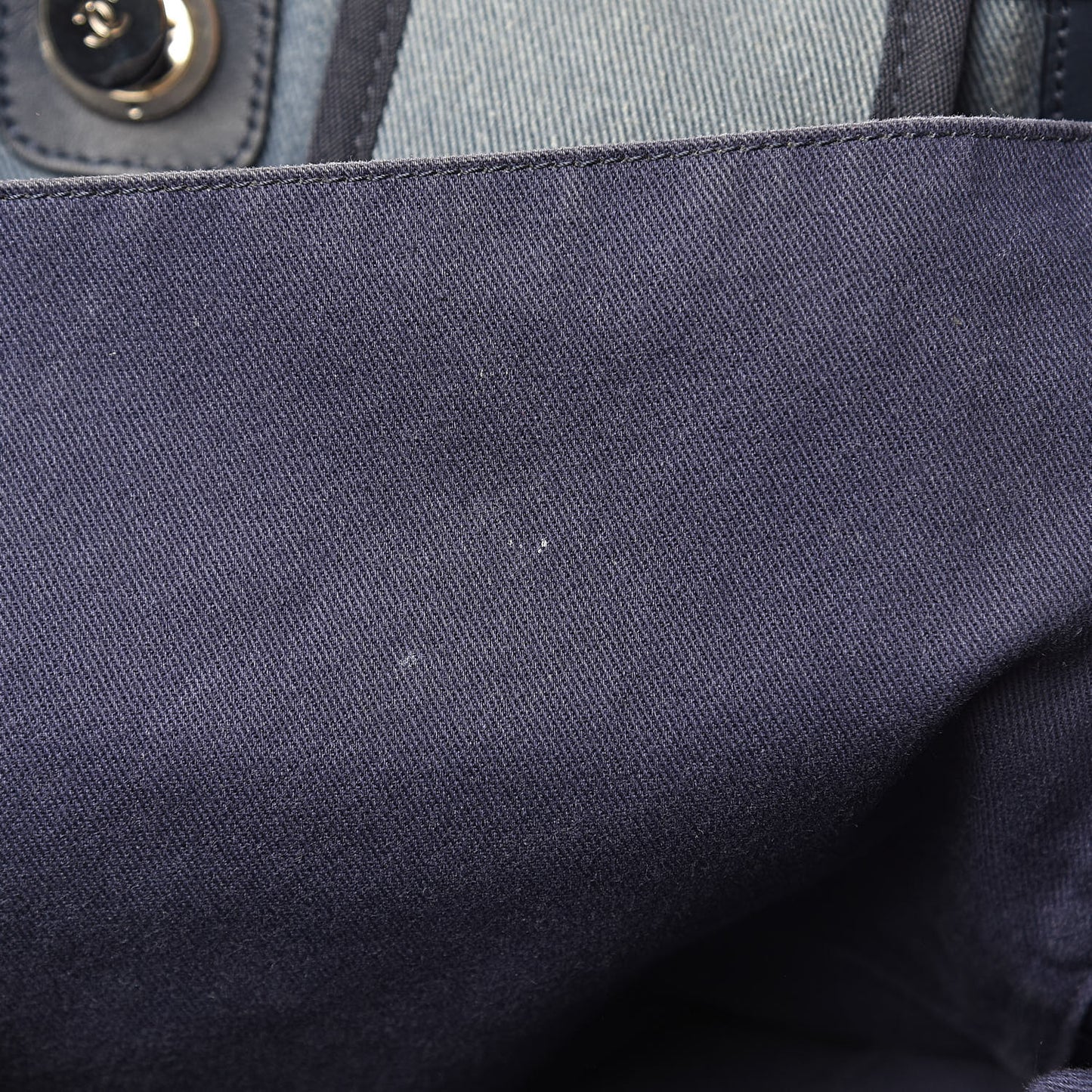 Denim Large Deauville Tote Blue