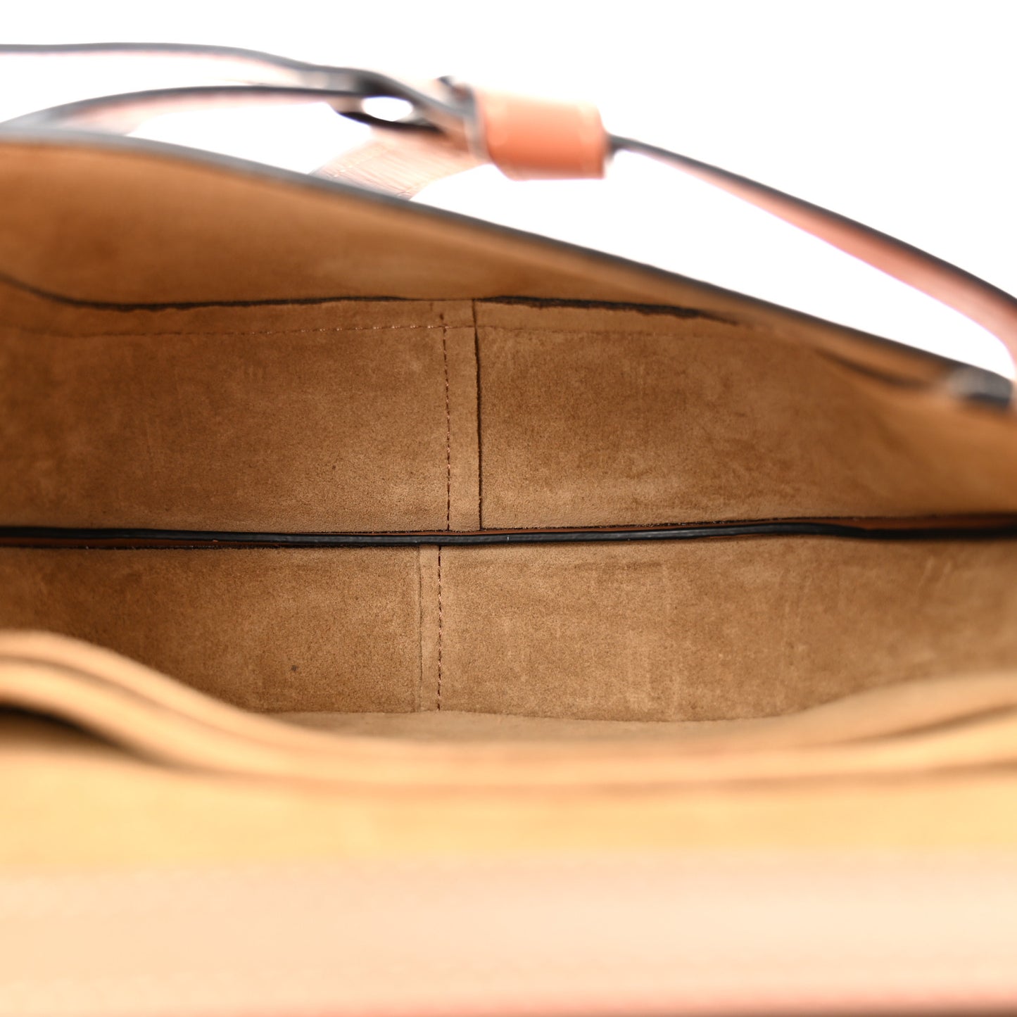 Calfskin Jacquard Mini Gate Dual Bag Tan