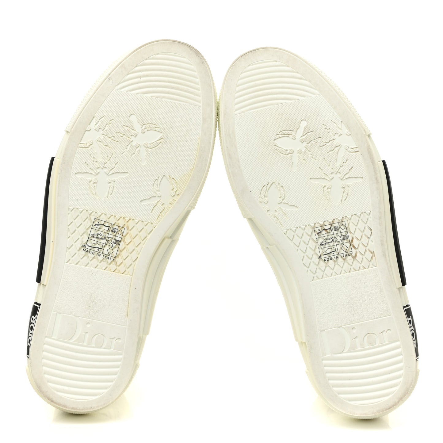 X DANIEL ARSHAM Canvas Newspaper Print B23 High Top Sneakers 36 White