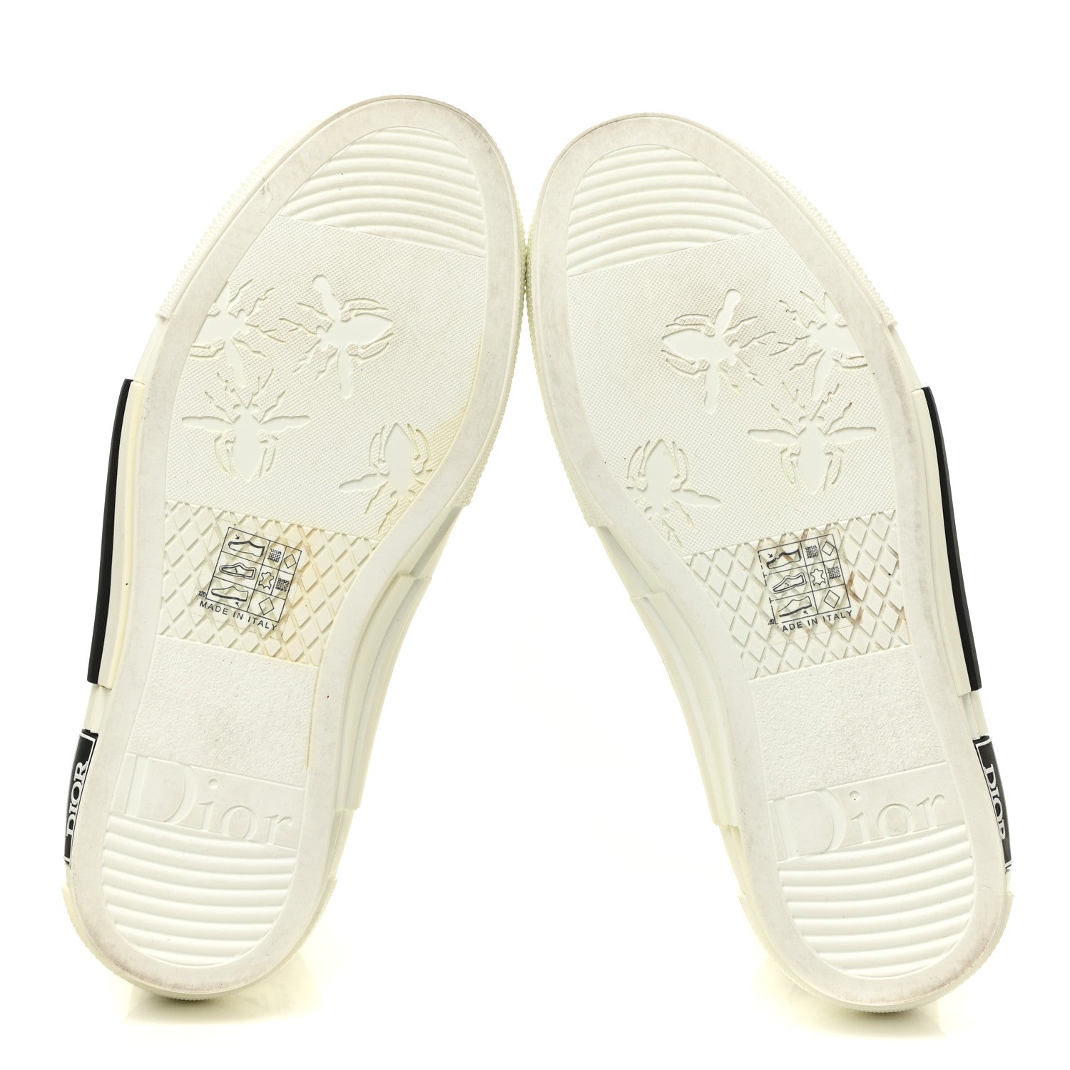 Christian Dior X DANIEL ARSHAM Canvas Newspaper Print B23 High Top Sneakers 36 White 6 of 13