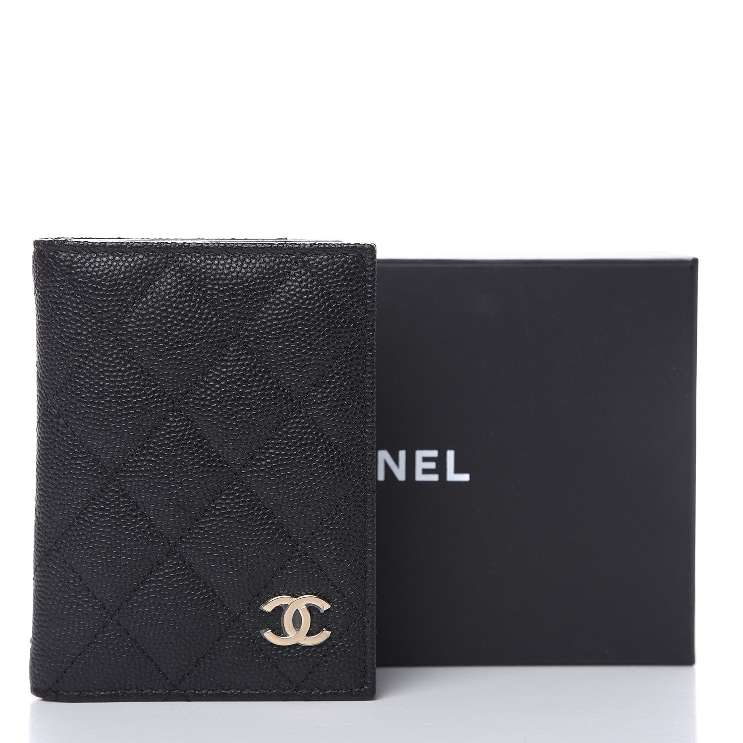 Chanel Caviar Quilted Card Holder Wallet Black 8 of 8