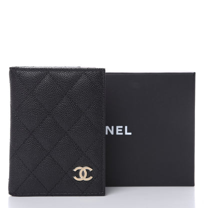 Chanel Caviar Quilted Card Holder Wallet Black 8 of 8
