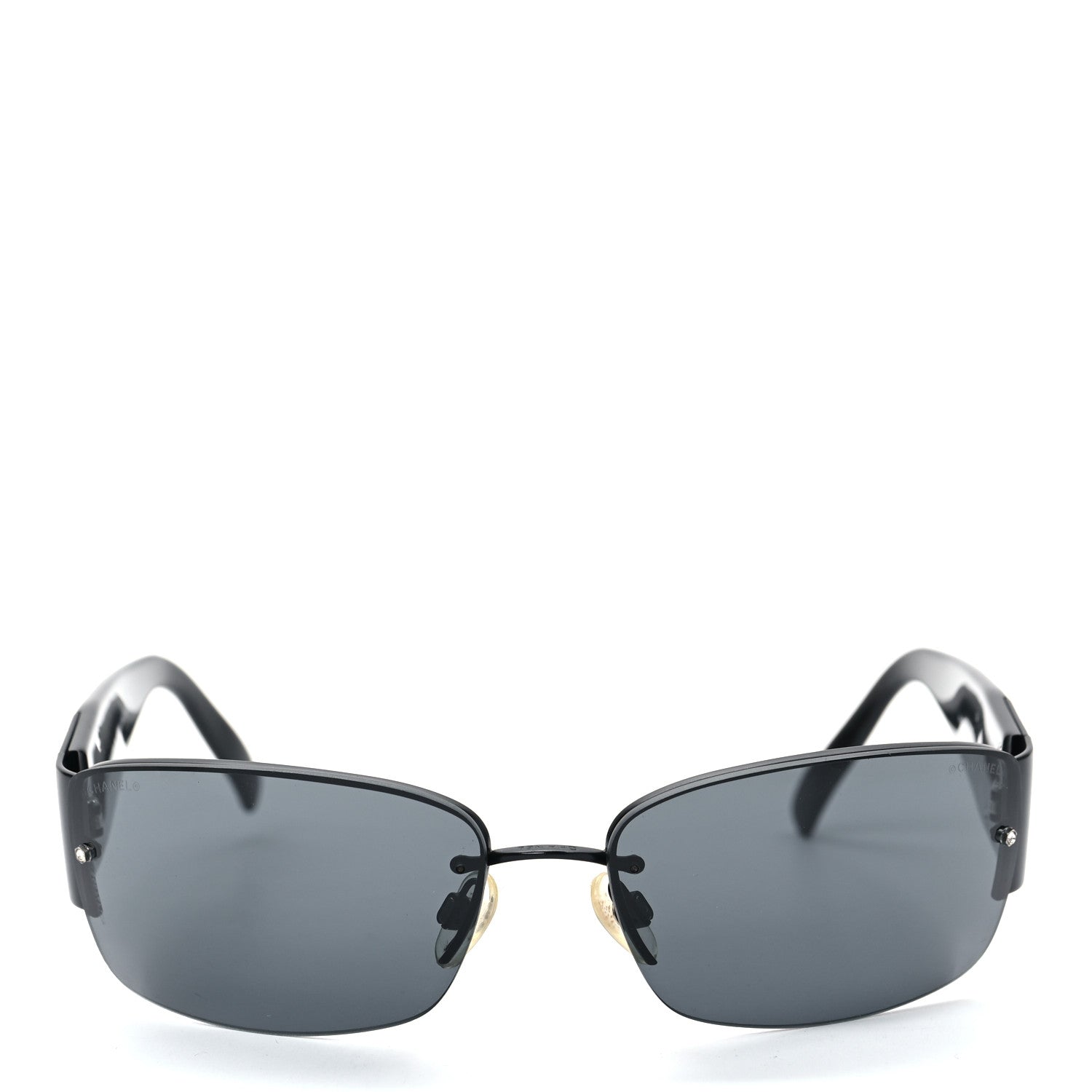 Chanel Crystal CC Sunglasses 4117-B Black 2 of 6
