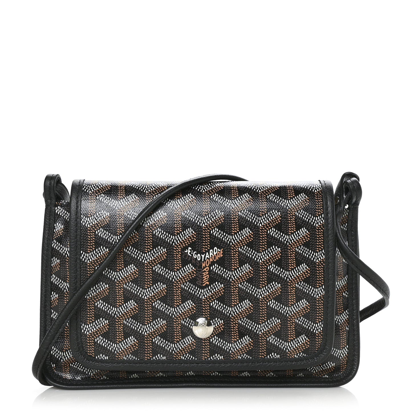 Goyardine Plumet Wallet Clutch Black