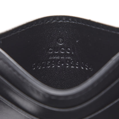 Gucci Plutone Calfskin Logo Card Holder Black 5 of 6