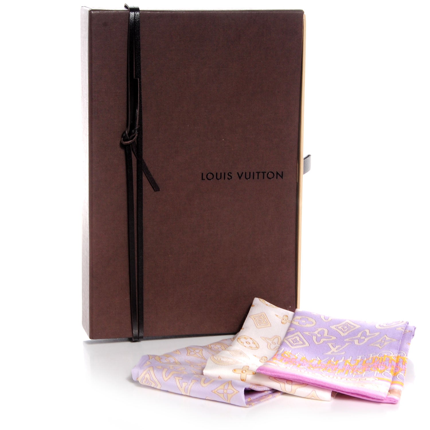 Louis Vuitton Silk Monogram Map Bandeau 6 of 6
