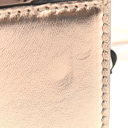 Valentino Garavani Metallic Nappa Small Supervee Crossbody Bag Champagne 12 of 12