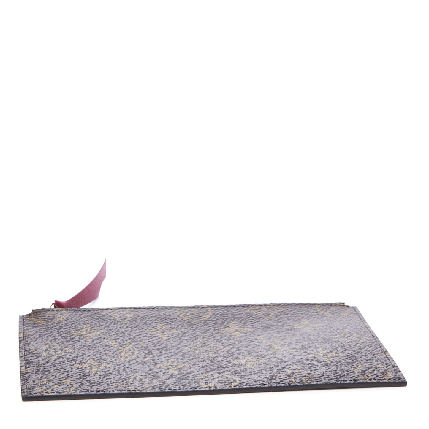 Monogram Felicie Chain Wallet Zippered Insert Fuchsia