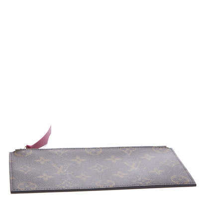 Louis Vuitton Monogram Felicie Chain Wallet Zippered Insert Fuchsia 3 of 7