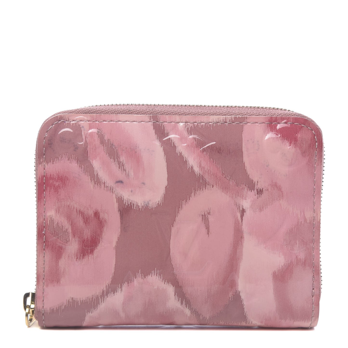 Vernis Ikat Zippy Coin Purse Rose Velours