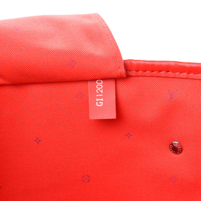 Louis Vuitton Monogram Escale Neverfull MM Rouge 10 of 11