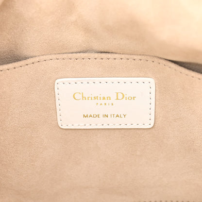 Christian Dior Lambskin Cannage Medium Dior Vibe Hobo Bag Beige 6 of 10