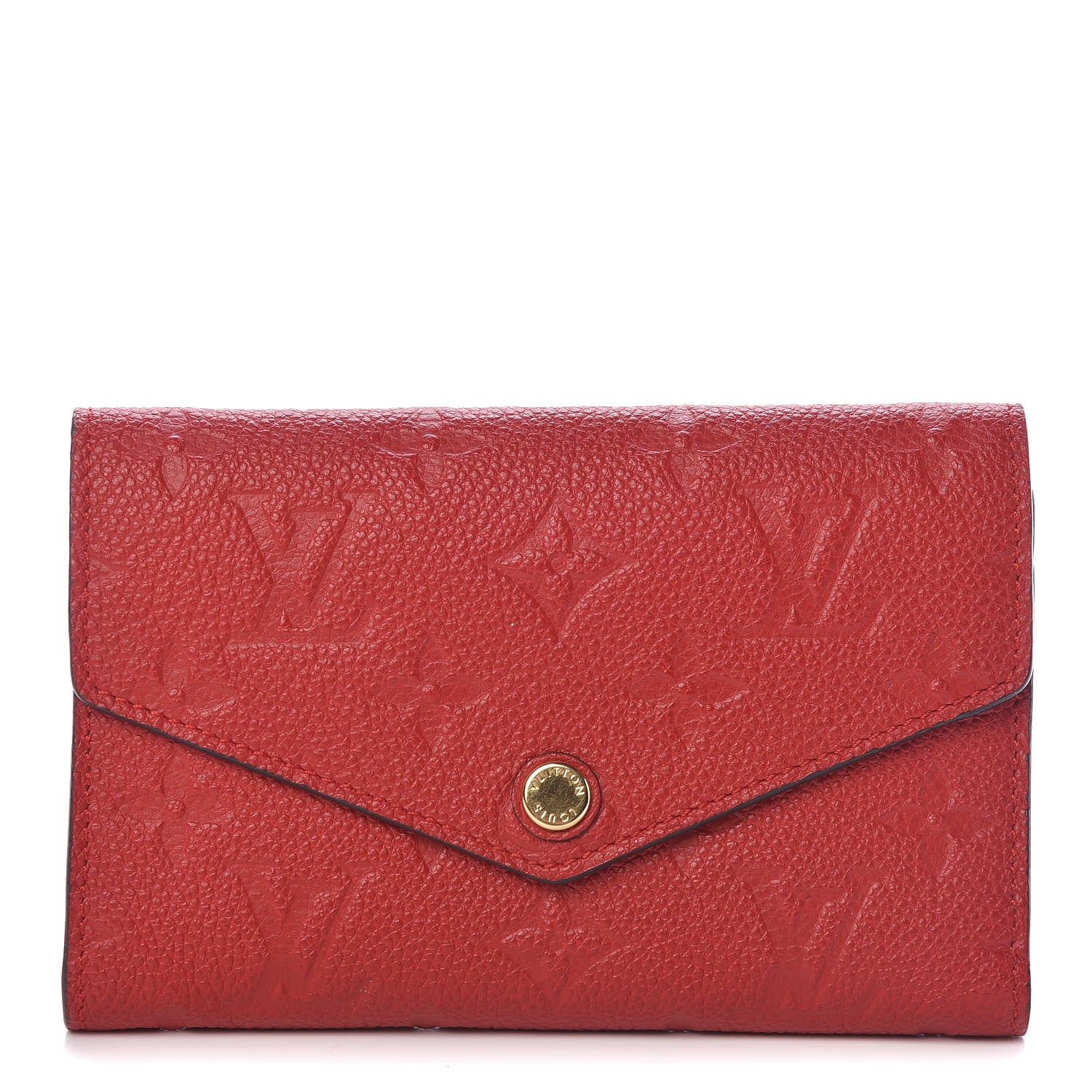 Louis Vuitton Empreinte Compact Curieuse Wallet Cherry 1 of 10
