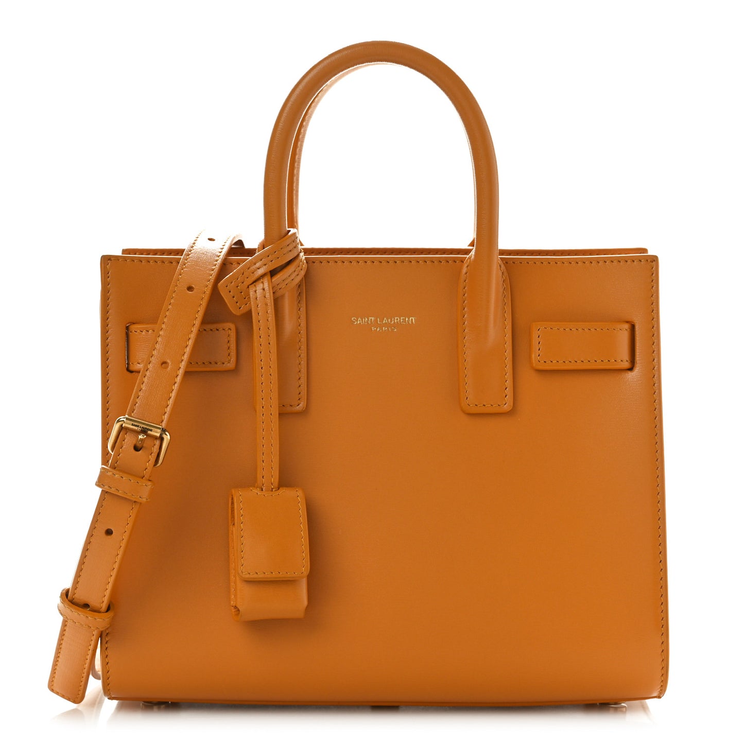 Calfskin Nano Sac De Jour Mustard