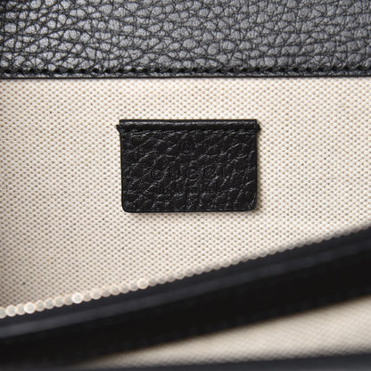 Gucci Pebbled Calfskin Small Dionysus Shoulder Bag Black 6 of 8