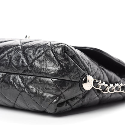 Chanel Crackled Aged Calfskin Big Bang Flap Black 7 of 10