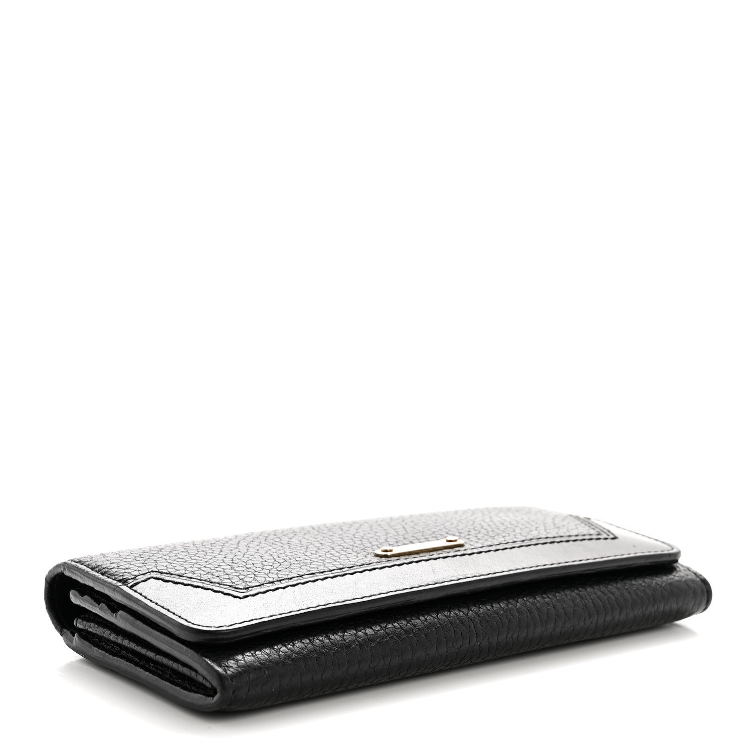 Burberry Grain Calfskin Continental Wallet Black 4 of 7