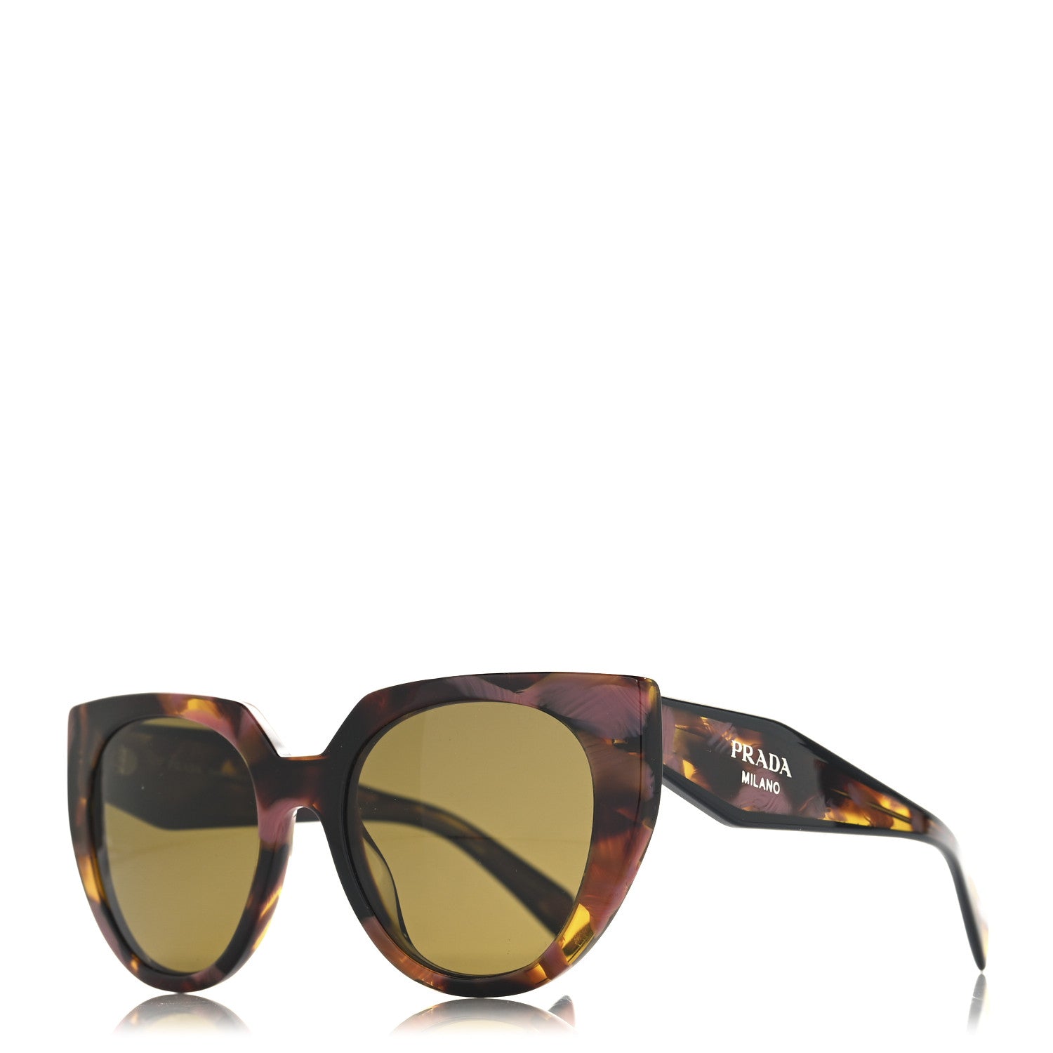 Prada Acetate Sunglasses SPR 14W Tortoise Pink 1 of 7