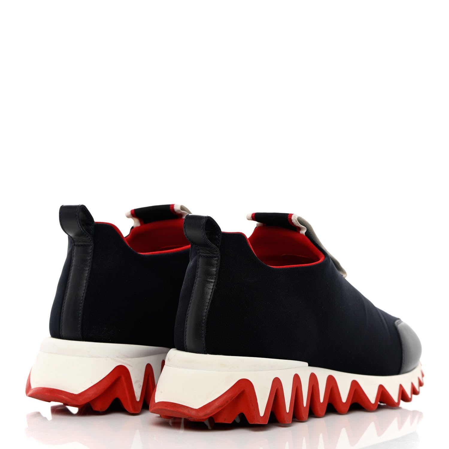 Christian Louboutin Neoprene Tiketa Flat Sneakers 39 Black 4 of 13
