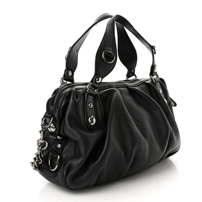 Gucci Calfskin Medium Icon Bit Boston Black 2 of 9