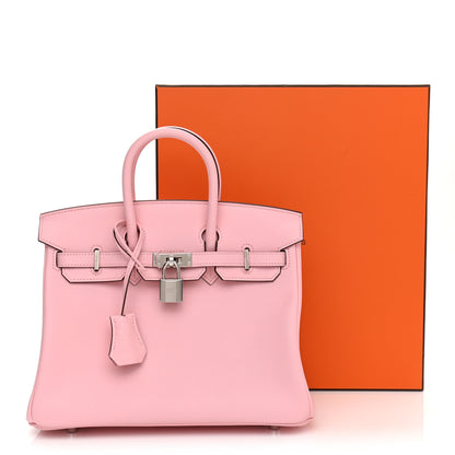 Hermes Swift Birkin 25 Rose Sakura 11 of 11