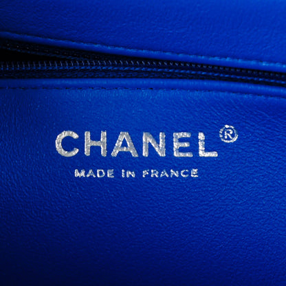 Chanel Caviar Quilted Timeless Clutch Blue 6 of 7