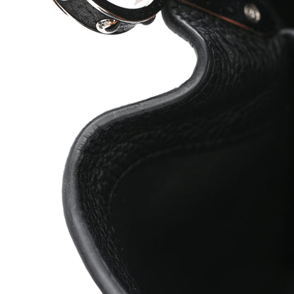 Louis Vuitton Taurillon Snakeskin Capucines MM Black 12 of 12