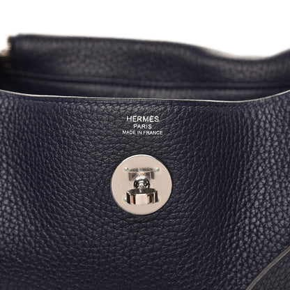 Hermes Taurillon Clemence Lindy 26 Bleu Nuit 6 of 8