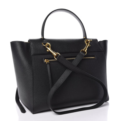 Celine Grained Calfskin Mini Belt Bag Black 3 of 9
