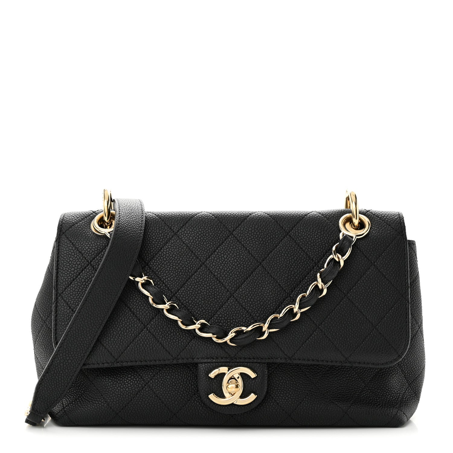 Chanel Caviar Quilted City Walk Flap Black 1 of 13