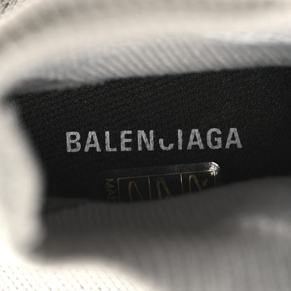Balenciaga Neoprene Knit Womens Speed Graffiti Sneakers 38 Grey Black 9 of 12