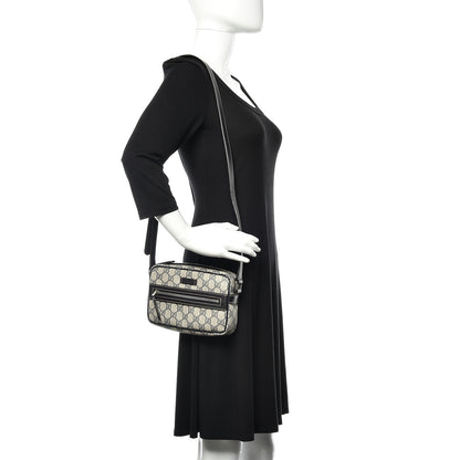 Gucci GG Plus Monogram Small Shoulder Bag Navy 2 of 12