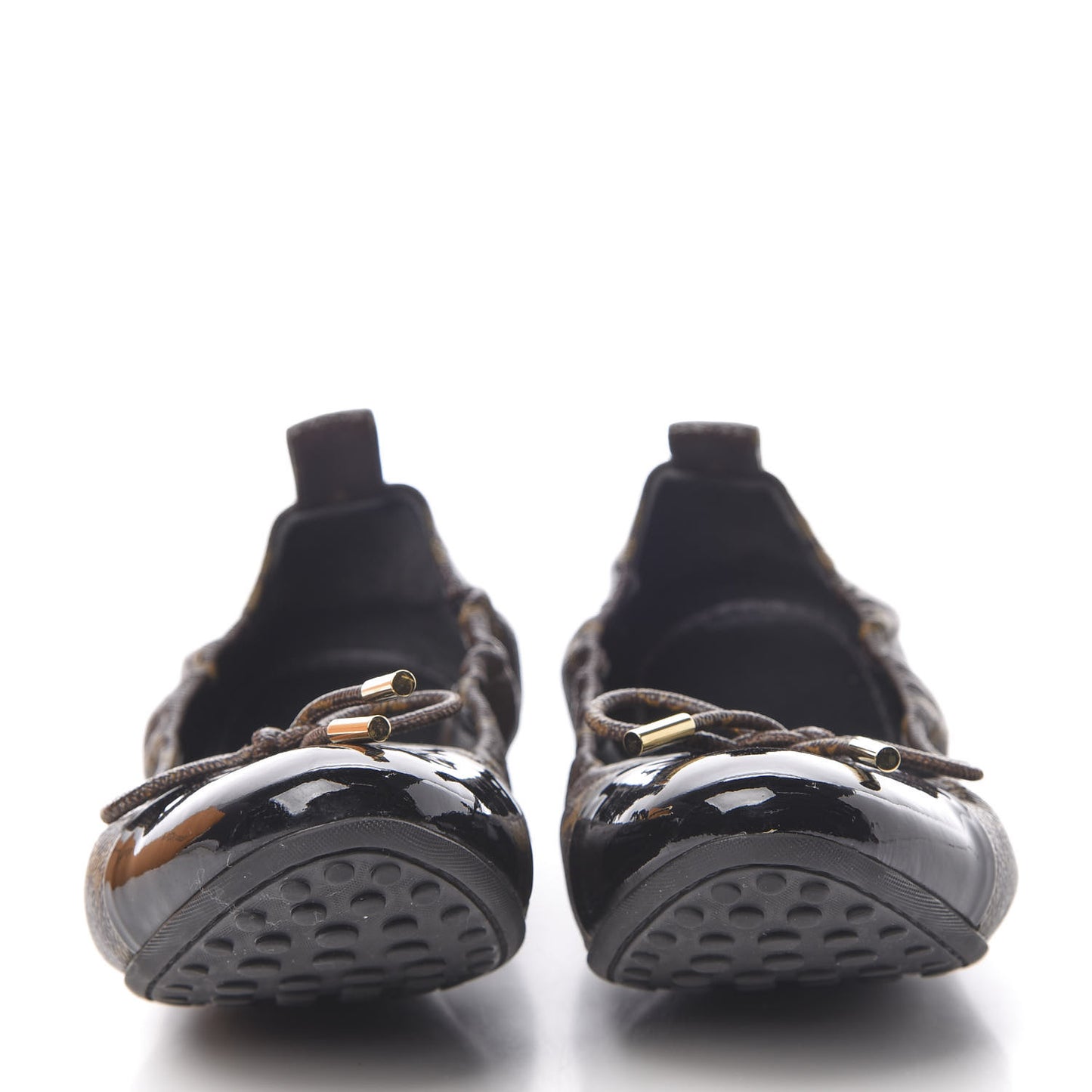 Monogram Flirty Ballerina Flats 37.5 Black
