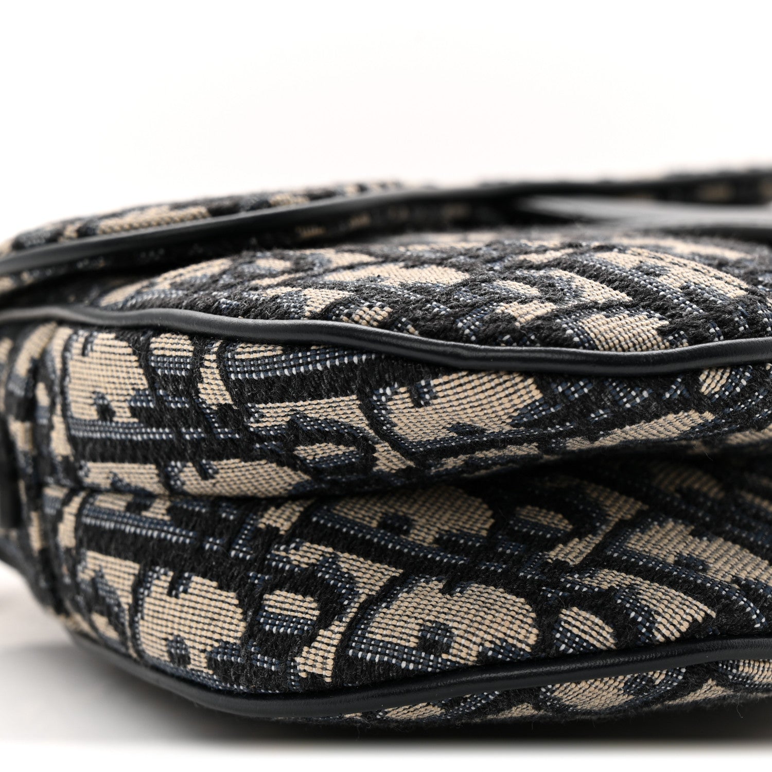 Christian Dior Oblique Mini Saddle Bag Blue 10 of 13