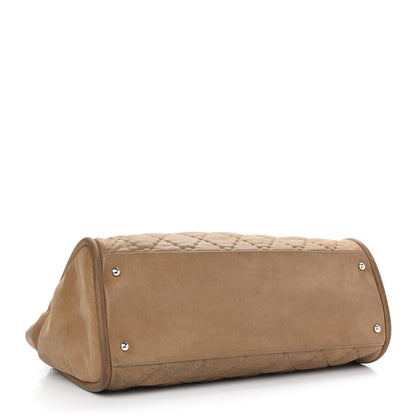 Chanel Iridescent Calfskin Quilted Relax CC Shoulder Bag Brown 4 of 9
