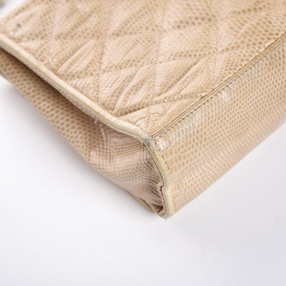 Chanel Lizard Tassel Flap Bag Light Brown 16 of 17