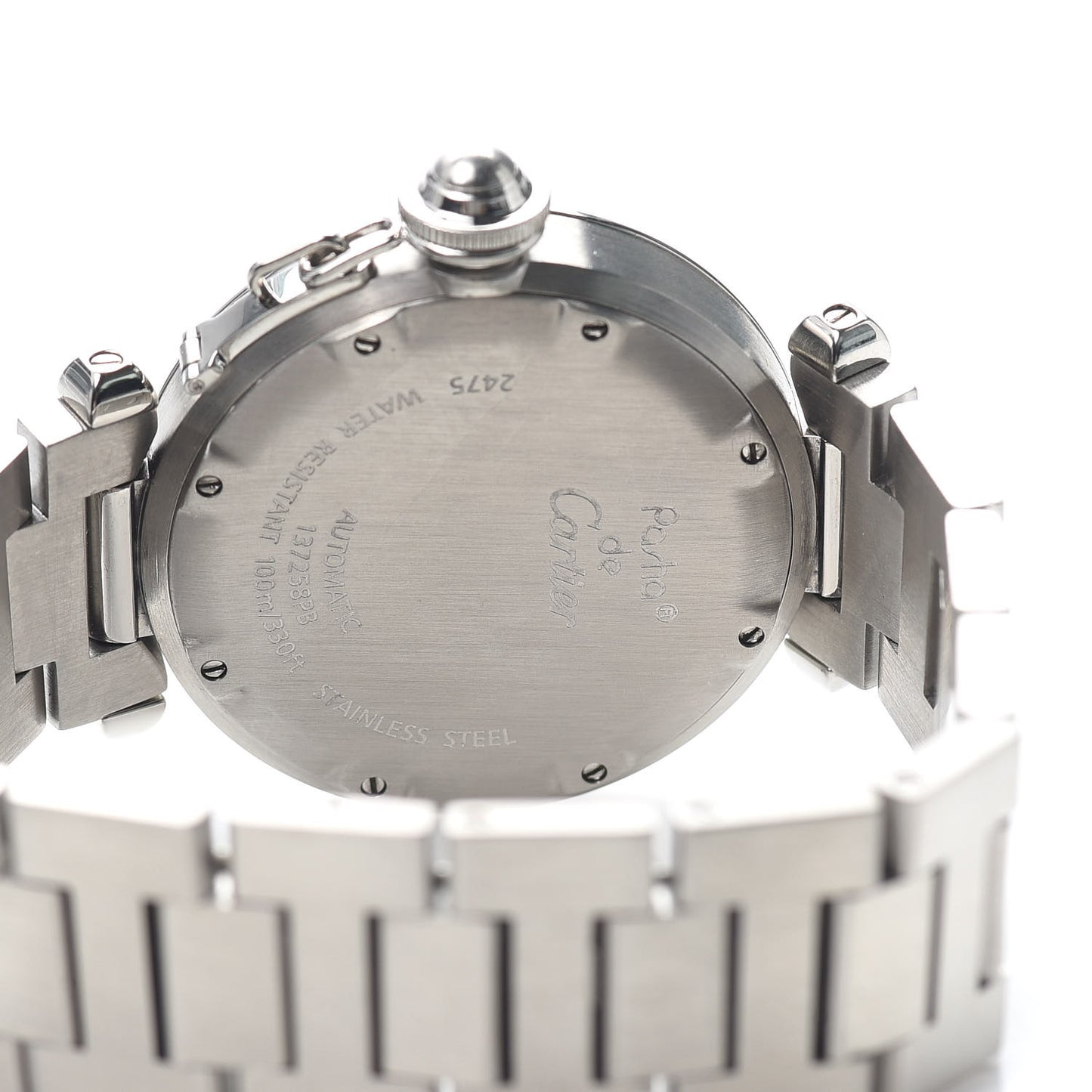 Stainless Steel 35mm Pasha C Big Date Automatic Watch Pink