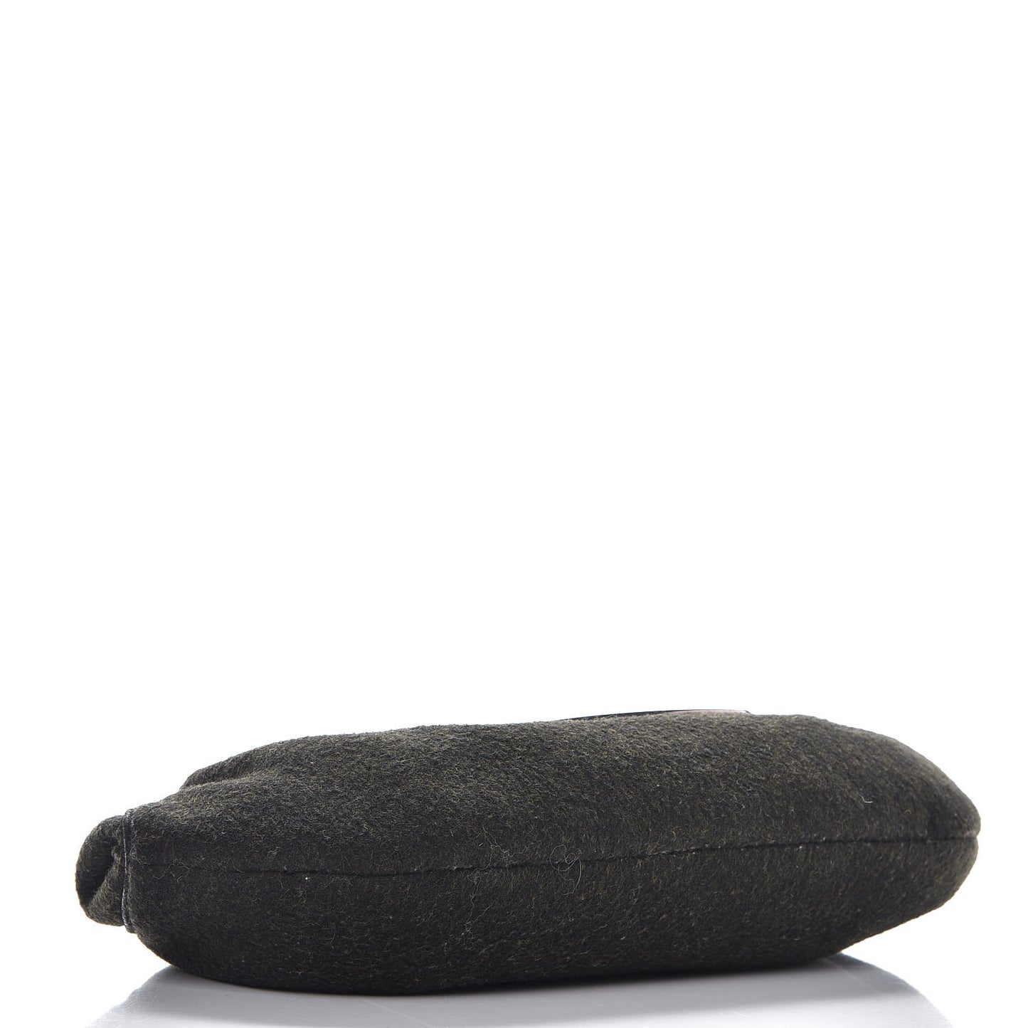 Wool Crystal Clutch Black Militare