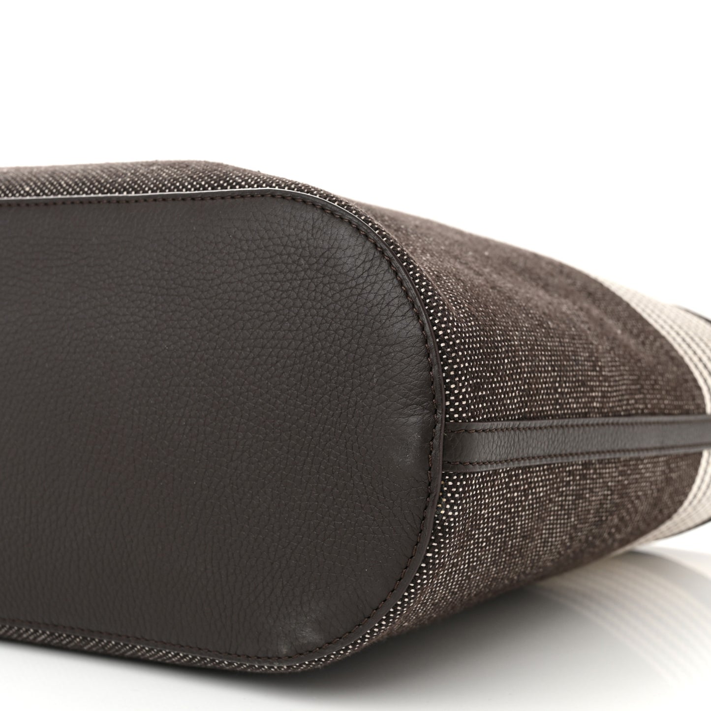 Canvas D to D Tote MM Brown