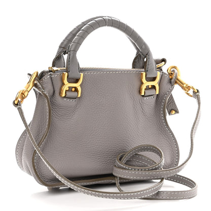 Chloe Calfskin Mini Marcie Satchel Light Cloud 3 of 10