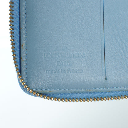 Louis Vuitton Vernis Broome Zip Wallet Baby Blue 5 of 6