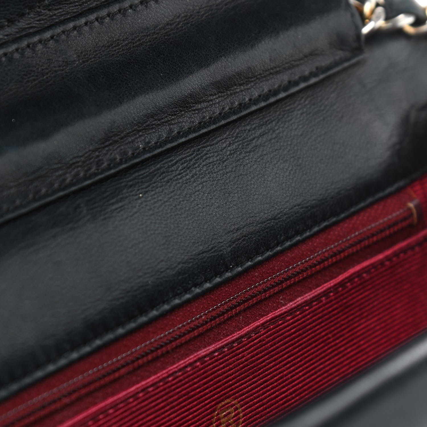 Chanel Lambskin Quilted Medium Double Flap Black 15 of 18