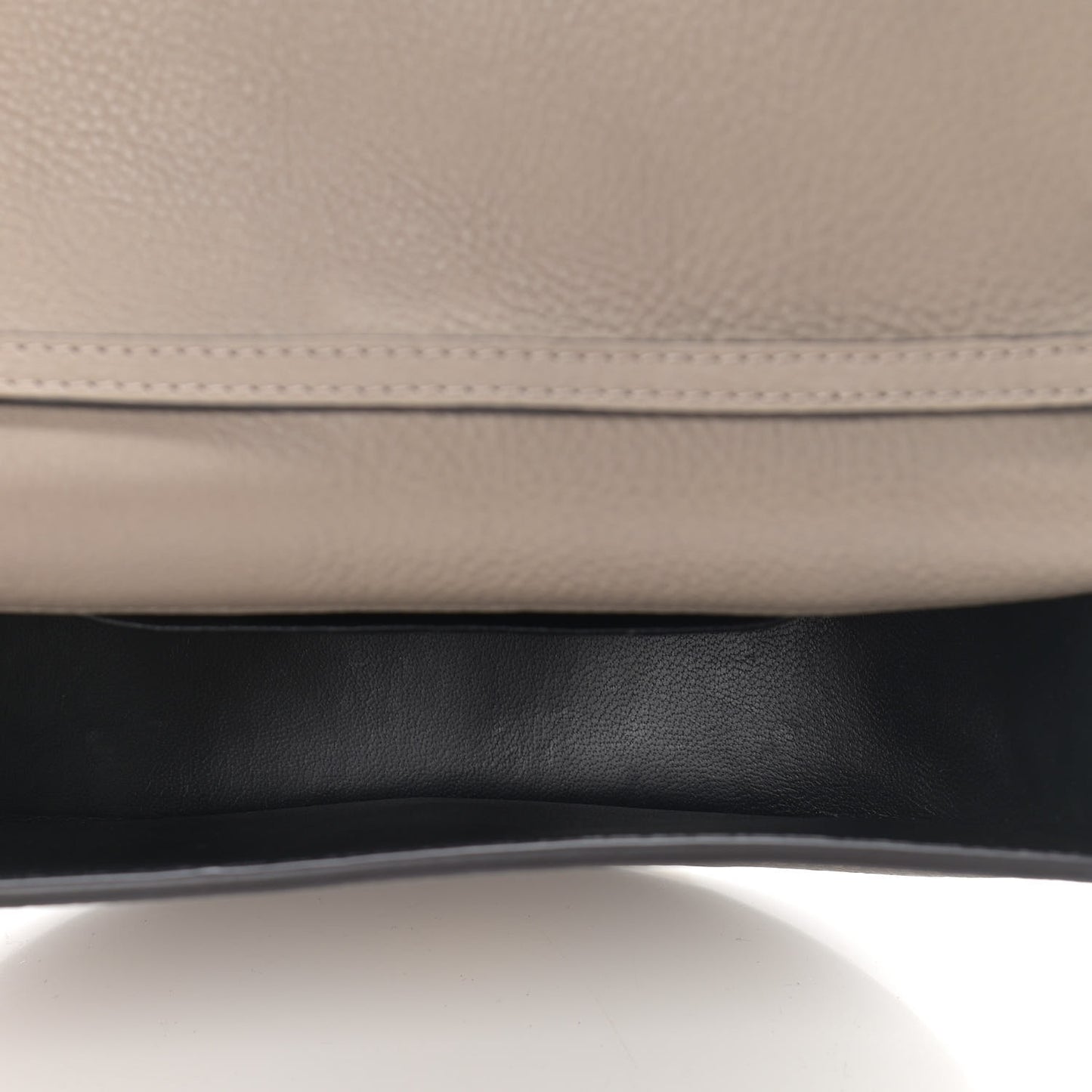 Calfskin Small Nile Bracelet Minaudiere Bag Motty Grey