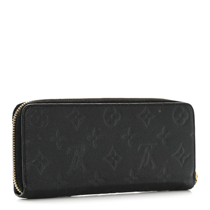 Louis Vuitton Empreinte Clemence Wallet Black 3 of 11